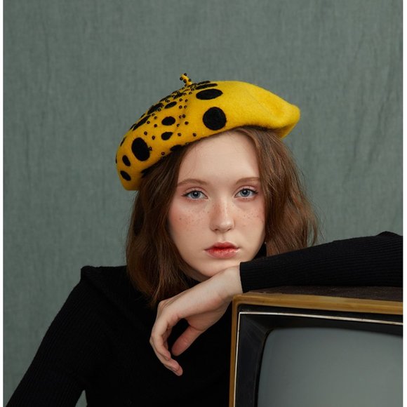 Designer Painter Hat | 100% Handmade Wool Felt - Picture 4 of 8